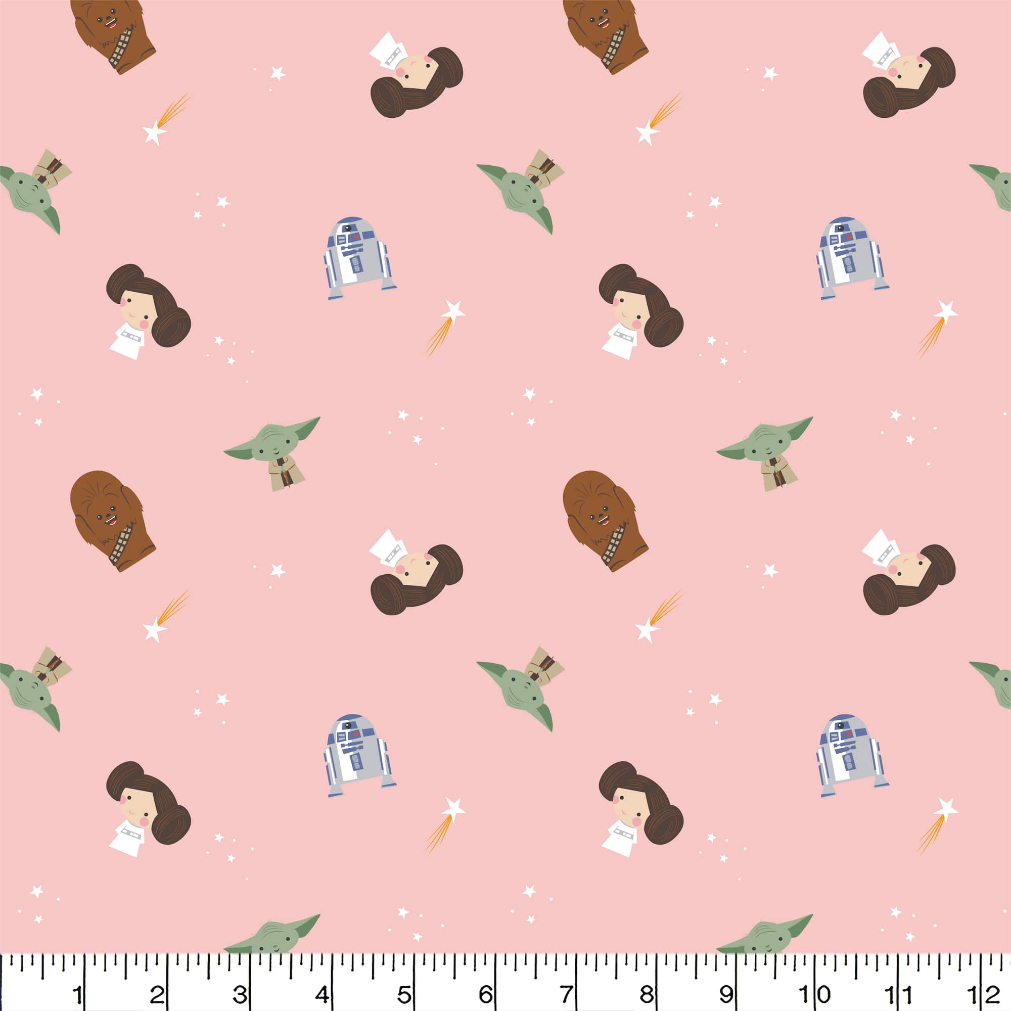 Star Wars™ Rebel Dreams on Pink Cotton Fabric